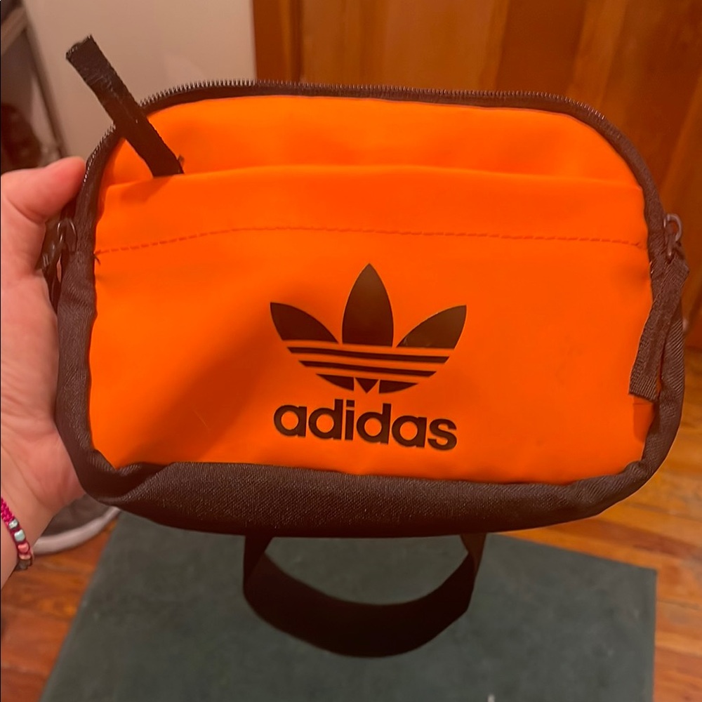 Adidas Orange Belt Bag Sporty Durable Design